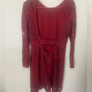 For Love & Lemons Red Dress